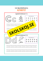 Lär dig bokstäverna - Alfabetet