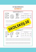 Lär dig bokstäverna - Alfabetet