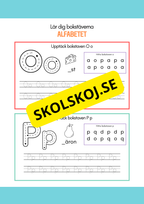 Lär dig bokstäverna - Alfabetet
