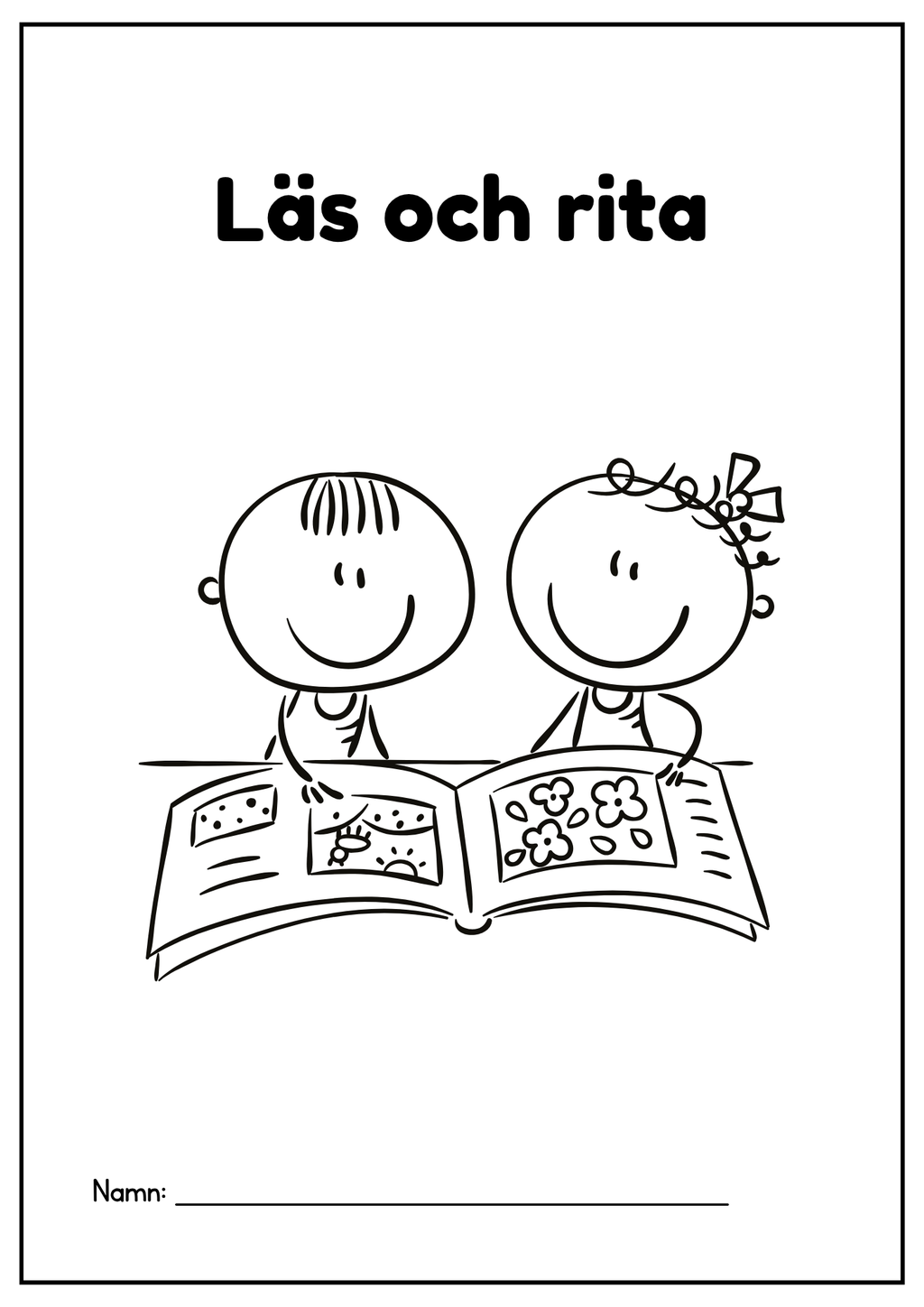 Läs och rita - Häfte