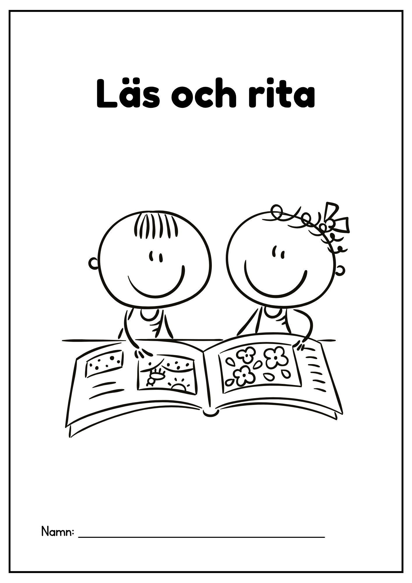 Läs och rita - Häfte