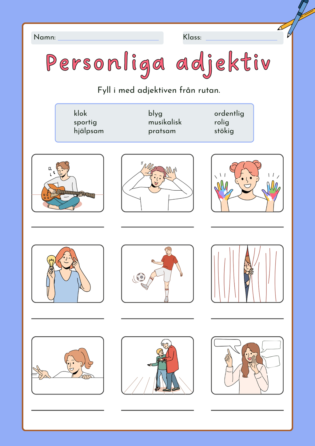 Personliga adjektiv