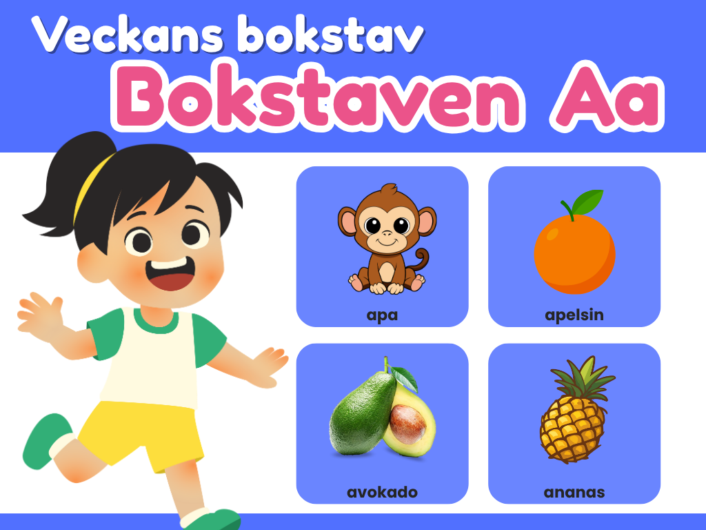 Veckans bokstav - Bokstaven A
