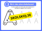 Veckans bokstav - Bokstaven A