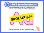 Veckans bokstav - Bokstaven A