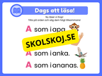 Veckans bokstav - Bokstaven A