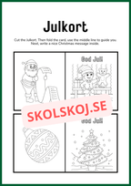 Julkort - God Jul