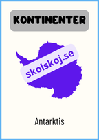 Kontinenter - Väggkort