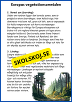 Världsdelen Europa årskurs 5 - 6