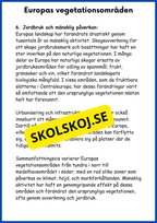 Världsdelen Europa årskurs 5 - 6