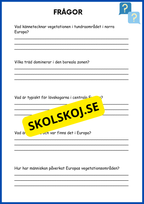 Världsdelen Europa årskurs 5 - 6
