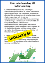Världsdelen Europa årskurs 5 - 6