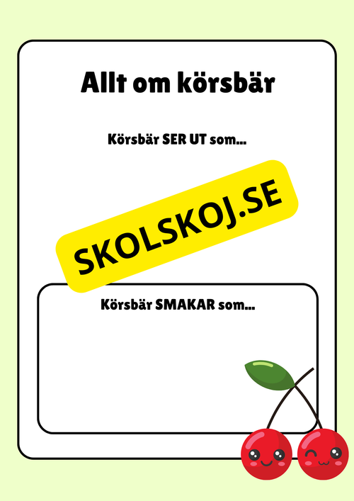 Allt om frukter - Häfte
