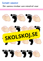 Fortsätt mönstret - Fk - Åk 2