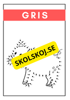 Bondgårdsdjur - Prick till prick - Häfte