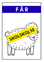 Bondgårdsdjur - Prick till prick - Häfte