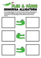 Fler och färre - Hungriga alligatorn