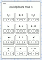 Vi lär oss multiplikation - Häfte