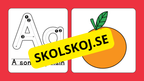 Jag lär mig alfabetet - Förskola - Årskurs 1