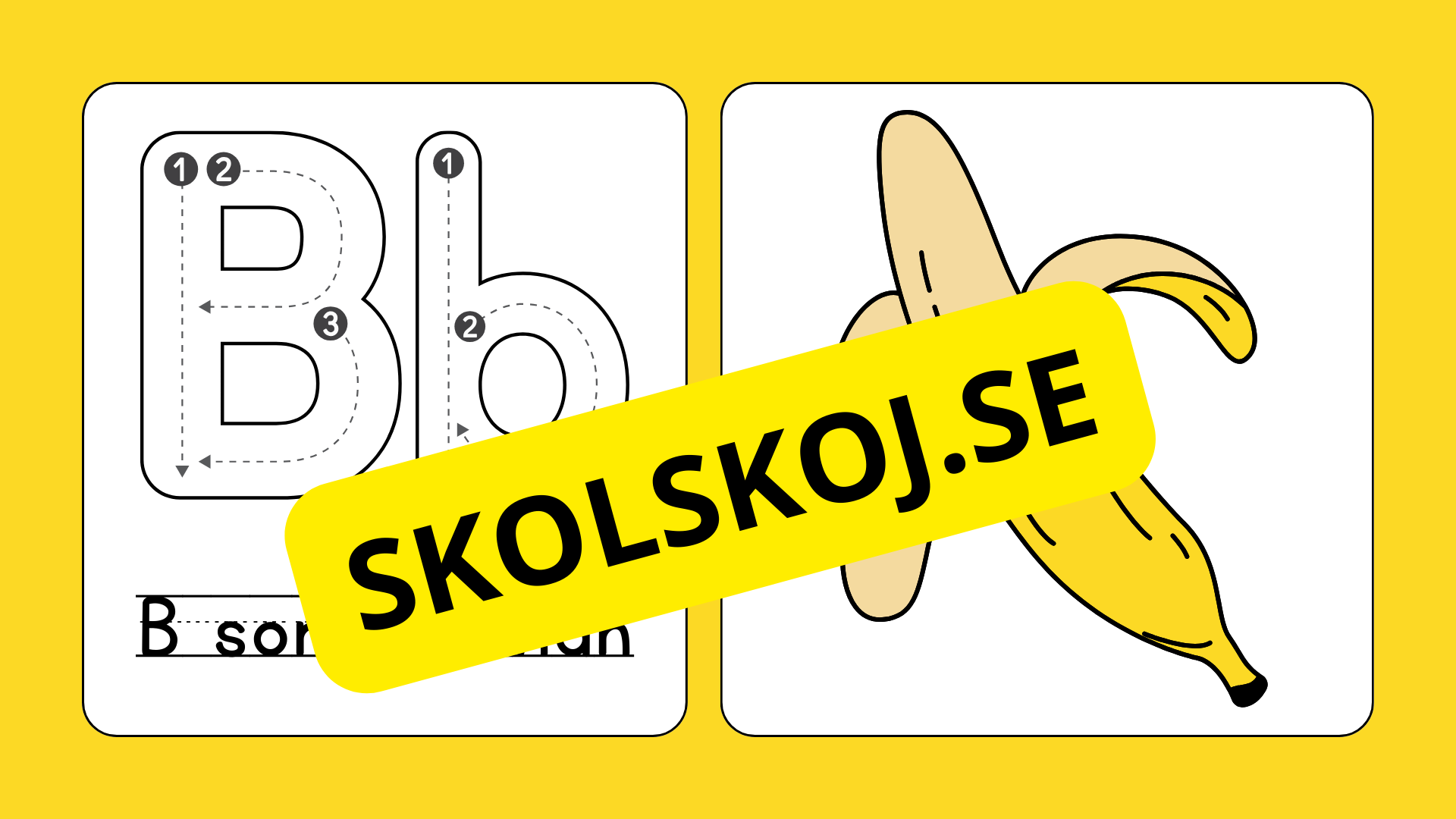 Jag lär mig alfabetet - Förskola - Årskurs 1