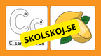 Jag lär mig alfabetet - Förskola - Årskurs 1