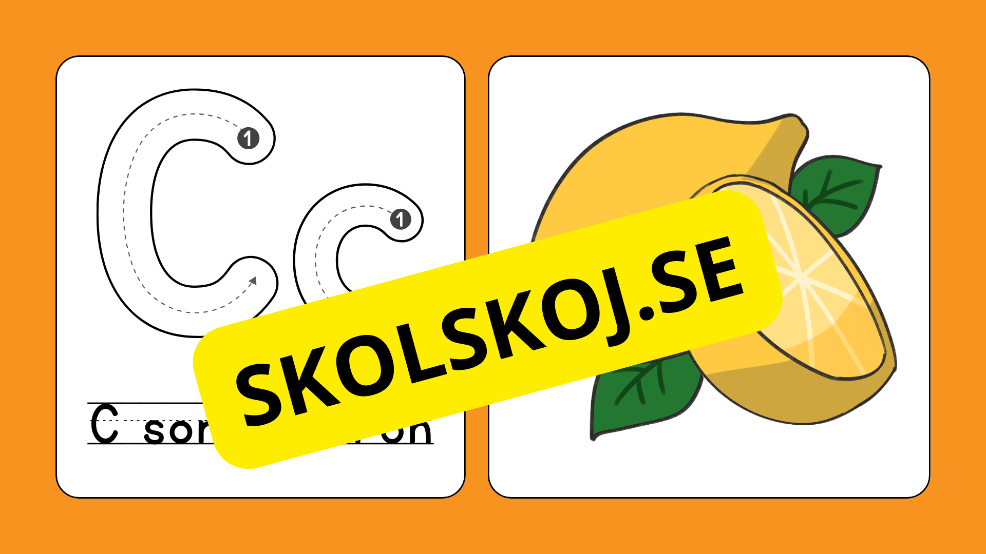 Jag lär mig alfabetet - Förskola - Årskurs 1