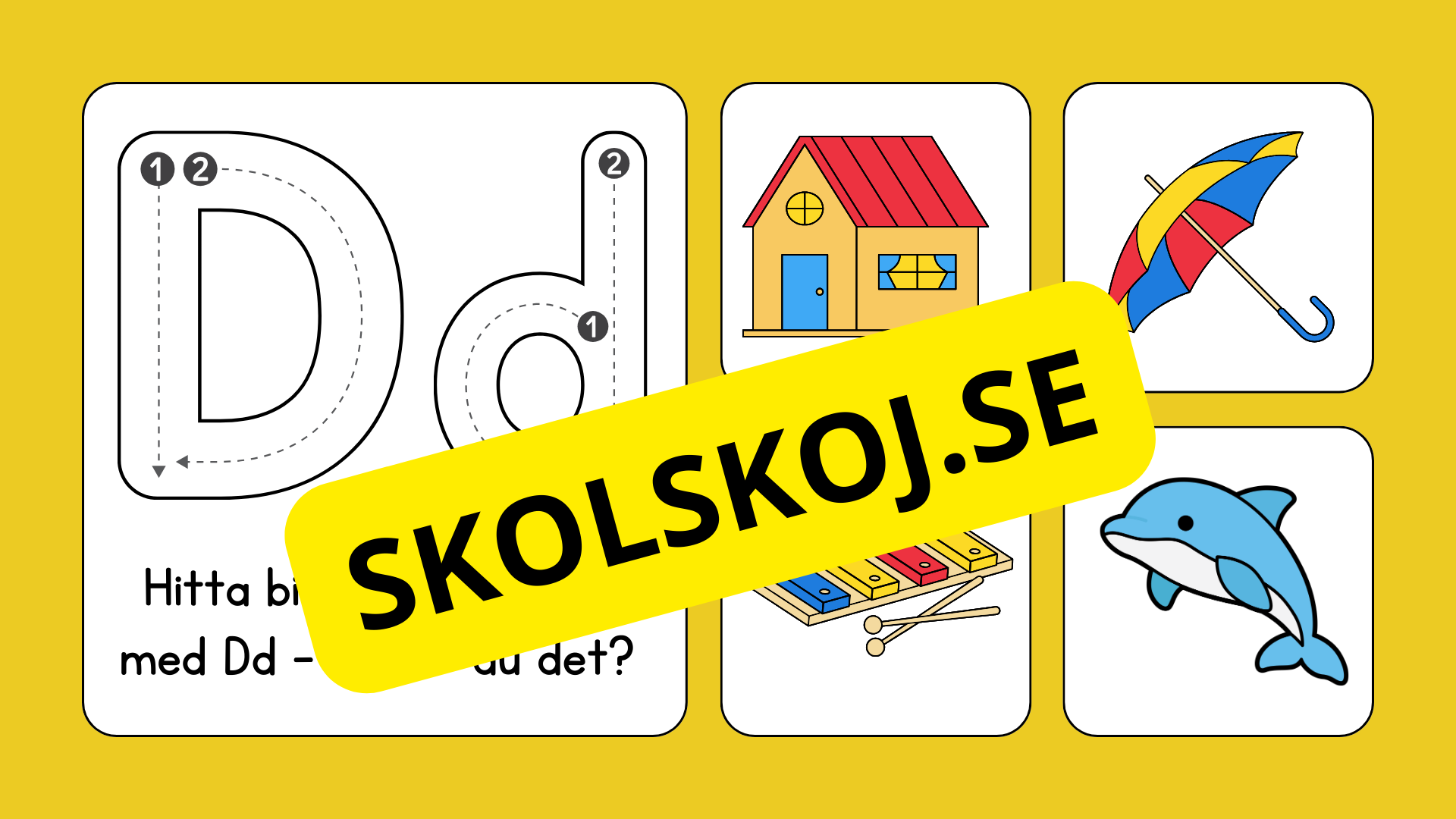 Jag lär mig alfabetet - Förskola - Årskurs 1