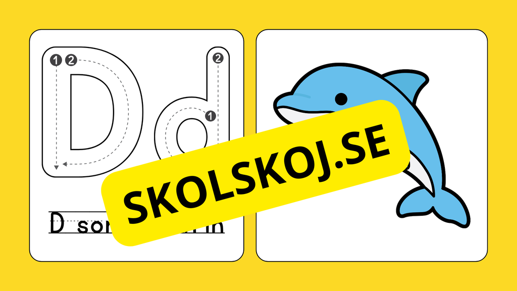 Jag lär mig alfabetet - Förskola - Årskurs 1