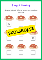 Hoppräkning - Häfte