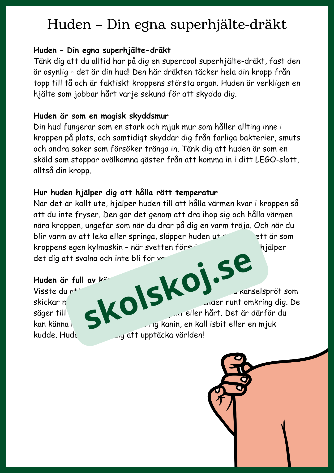 Människokroppen - Så funkar du - Årskurs 4 - 6