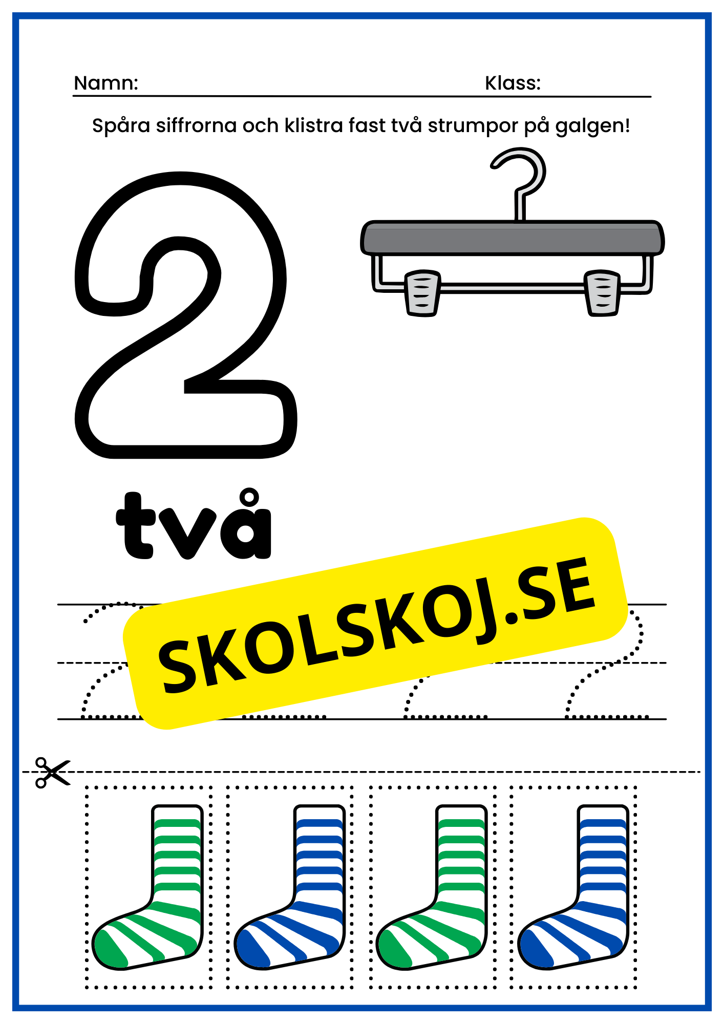 Jag lär mig siffror - 1 - 10