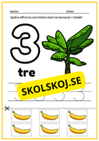 Jag lär mig siffror - 1 - 10