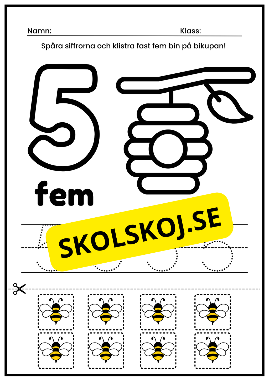 Jag lär mig siffror - 1 - 10