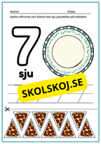 Jag lär mig siffror - 1 - 10