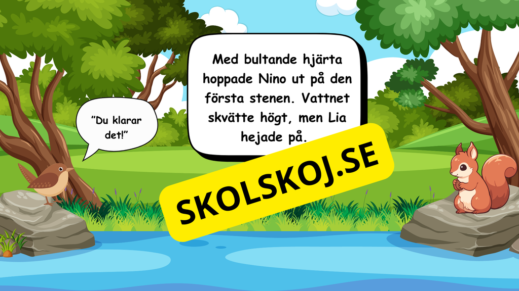 Den modiga lilla ekorren - Förskola - Årskurs 2