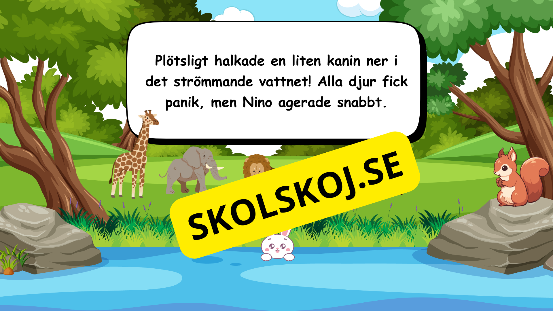 Den modiga lilla ekorren - Förskola - Årskurs 2