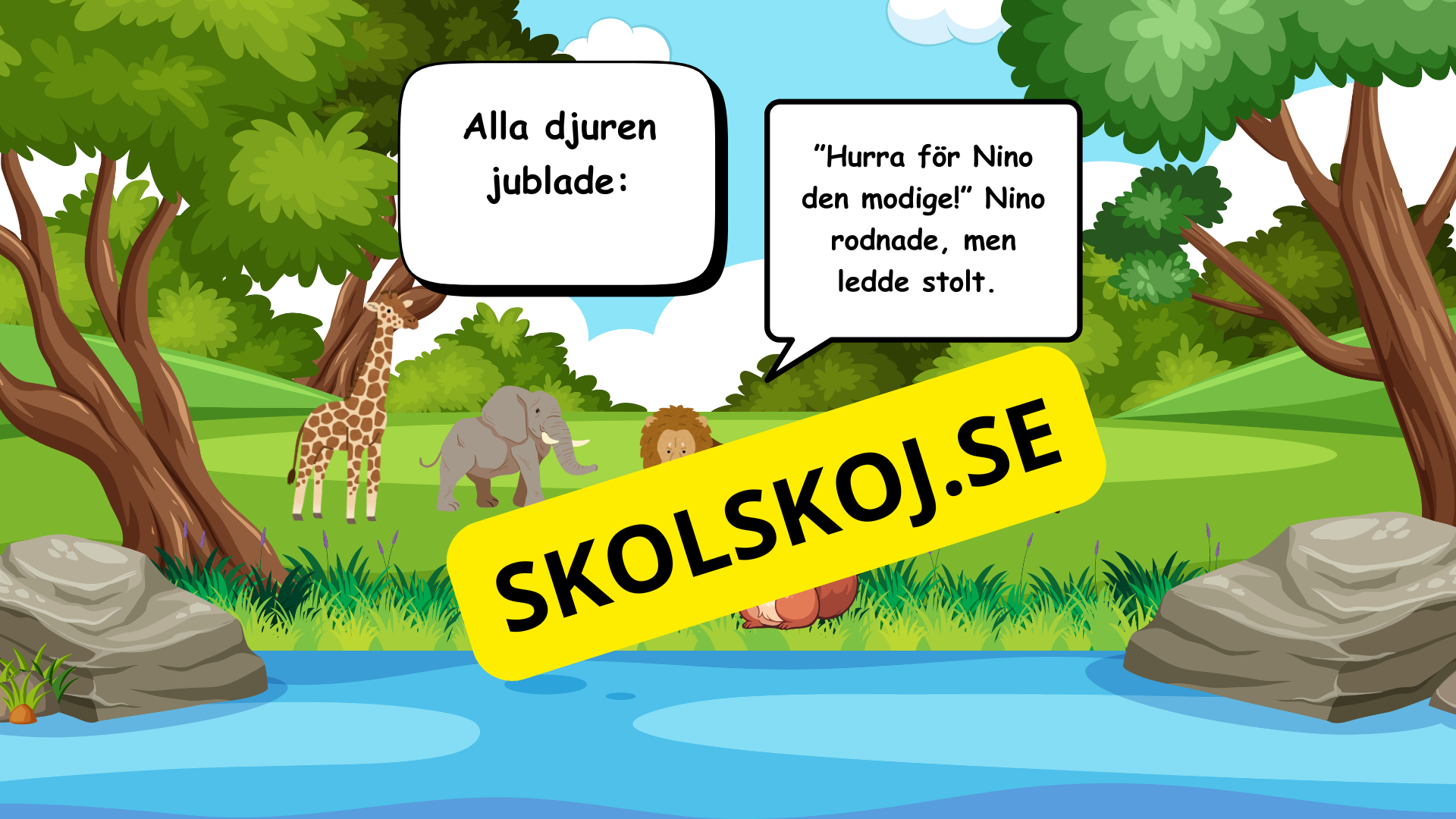 Den modiga lilla ekorren - Förskola - Årskurs 2