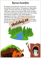 Upptäck naturen - Fsk - Åk 3 + Prov