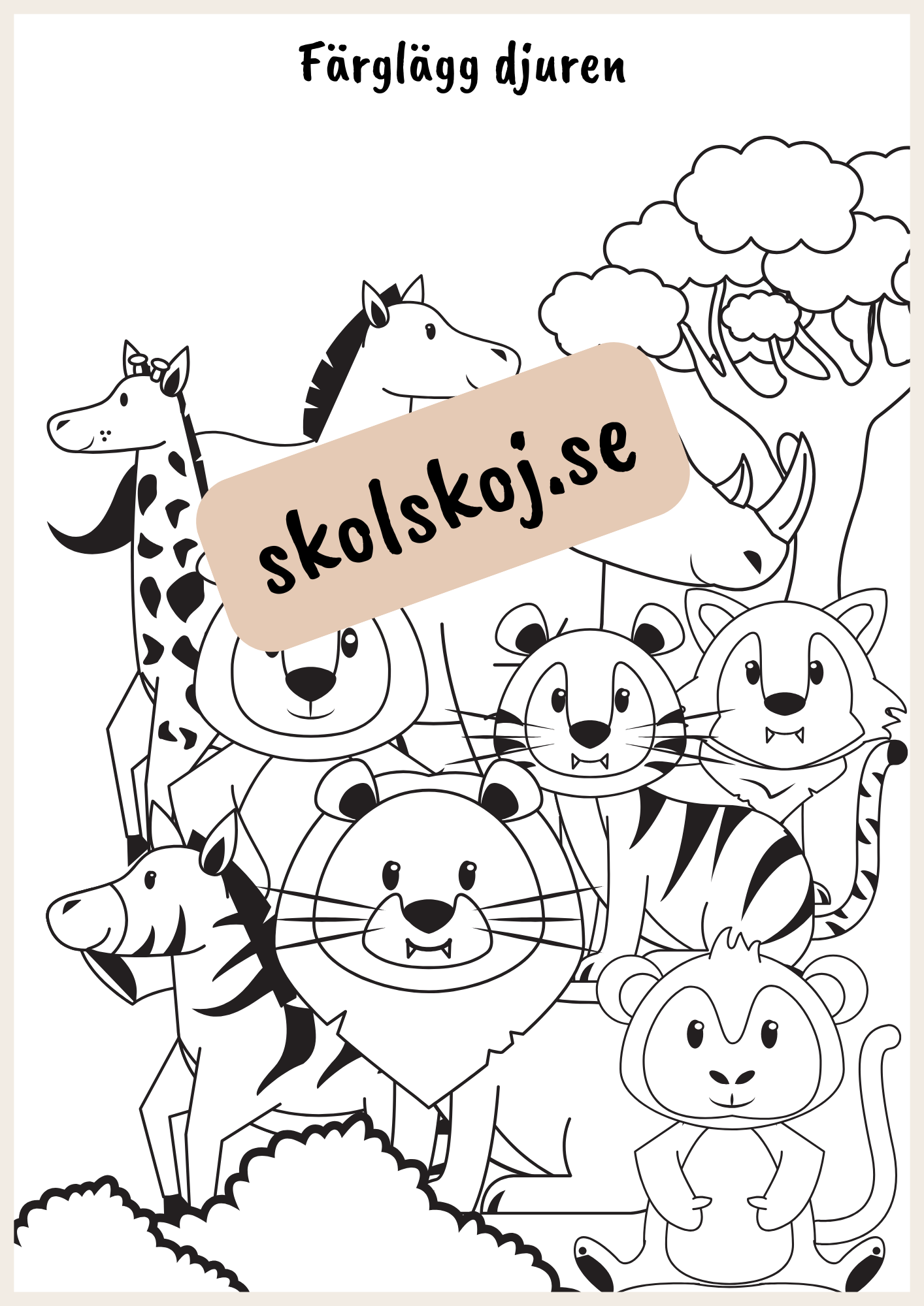 Upptäck naturen - Fsk - Åk 3 + Prov
