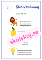 Skrivträning - Häfte - Del 2