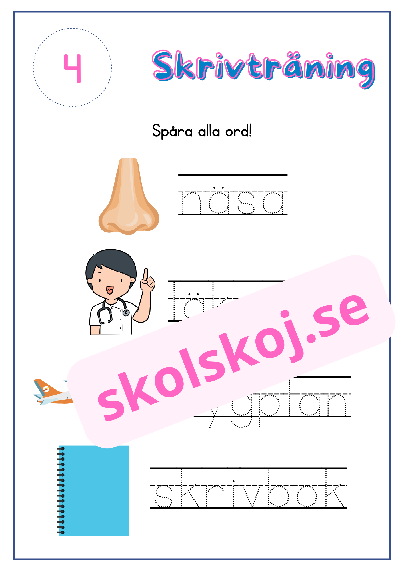 Skrivträning - Häfte - Del 2