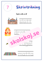 Skrivträning - Häfte - Del 2