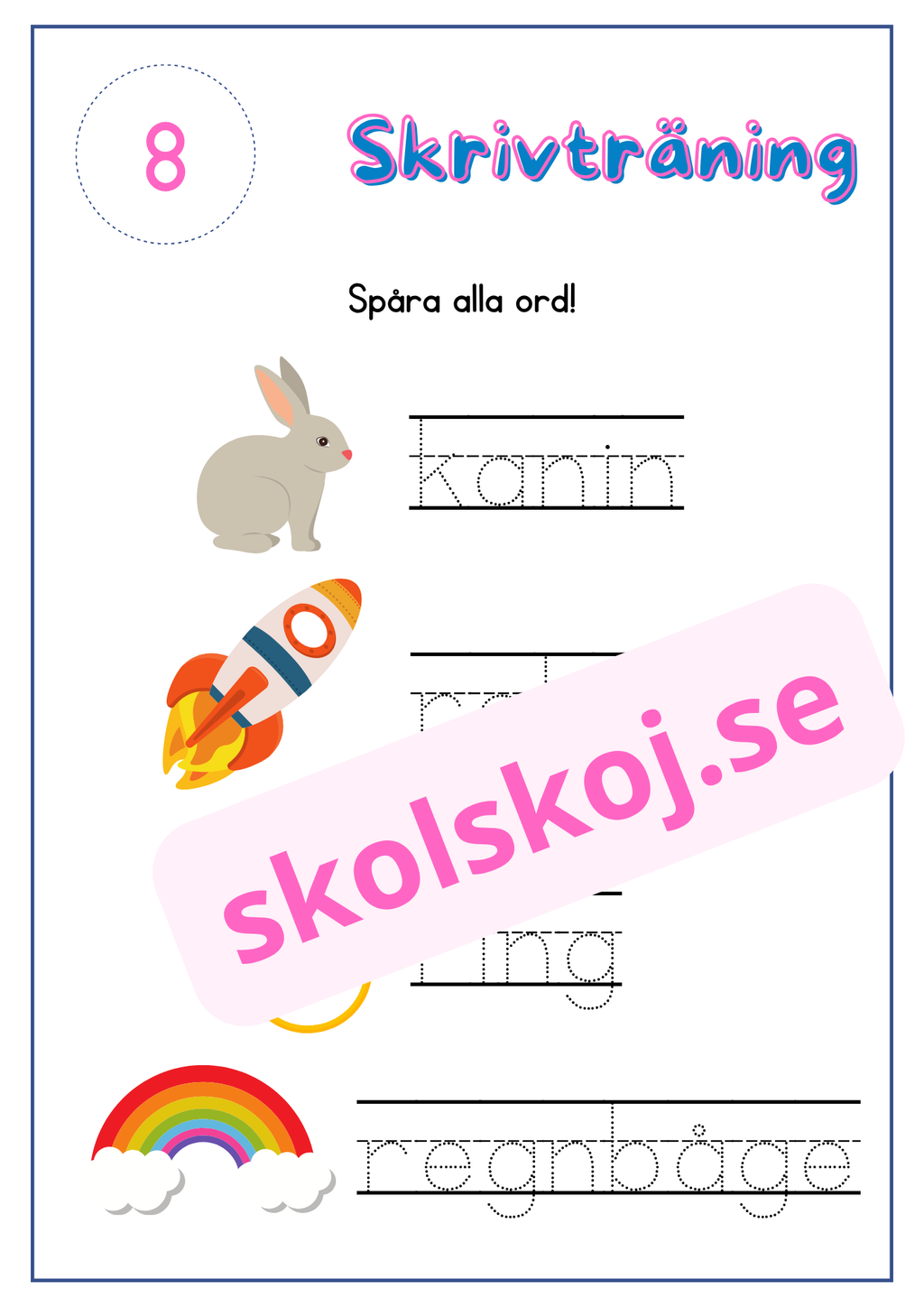 Skrivträning - Häfte - Del 2