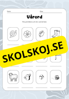 Vårord - Arbetshäfte