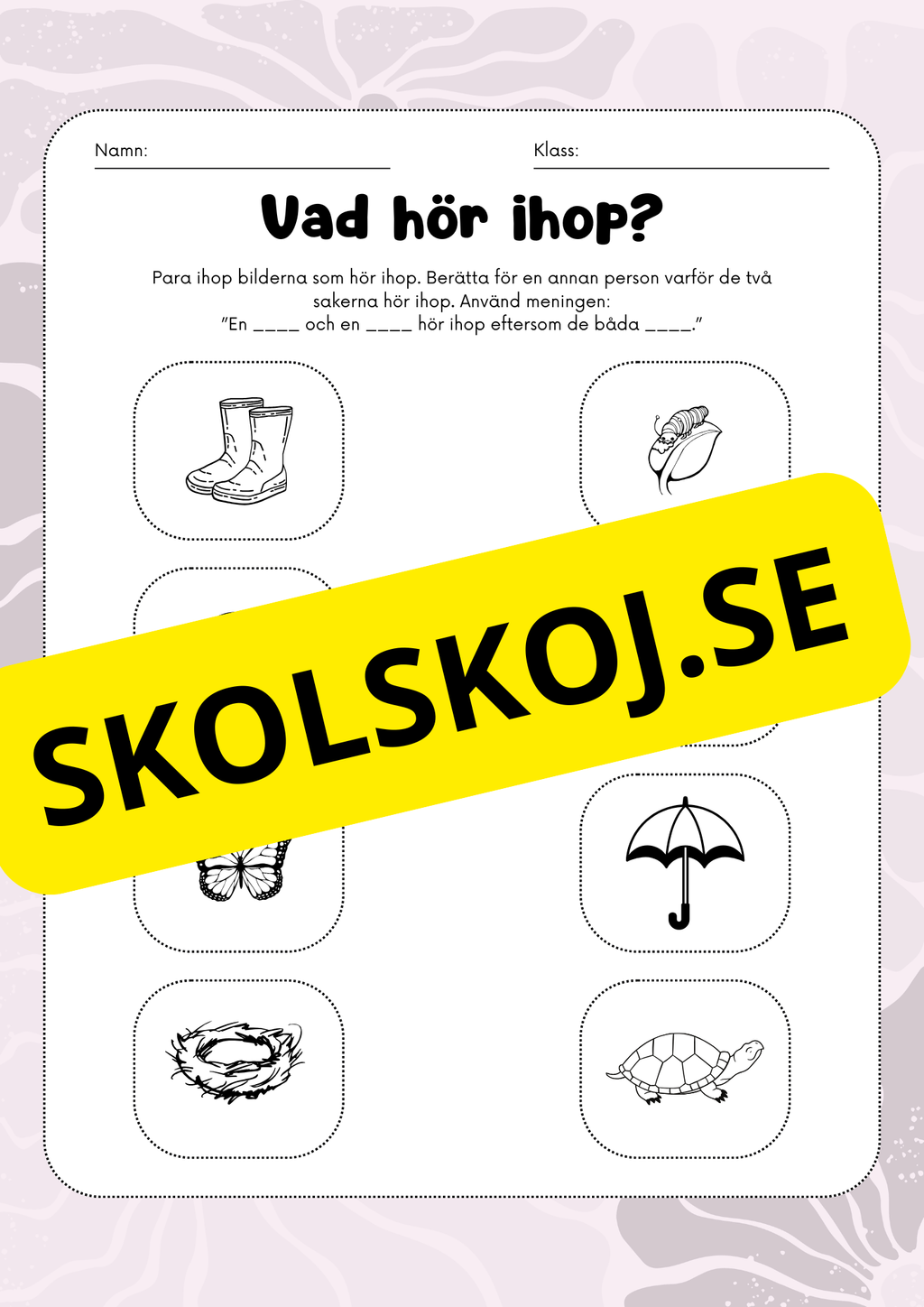 Vårord - Arbetshäfte