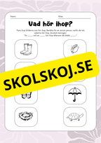 Vårord - Arbetshäfte