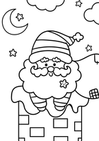 Nu är det jul - Målarbok