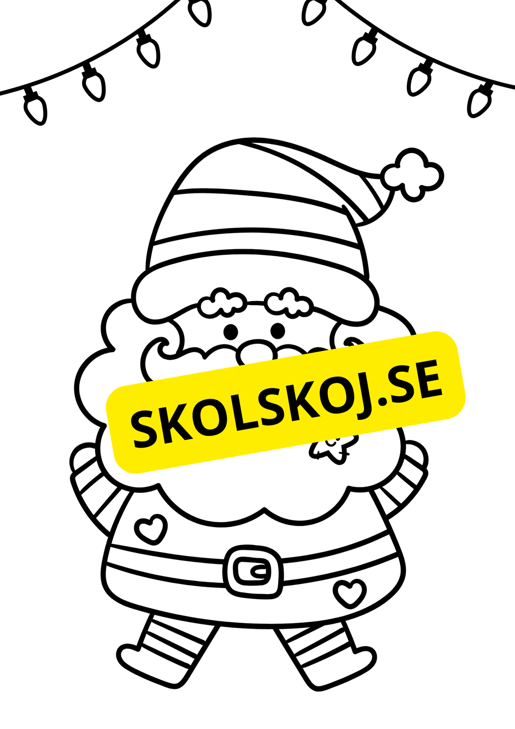 Nu är det jul - Målarbok