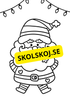 Nu är det jul - Målarbok