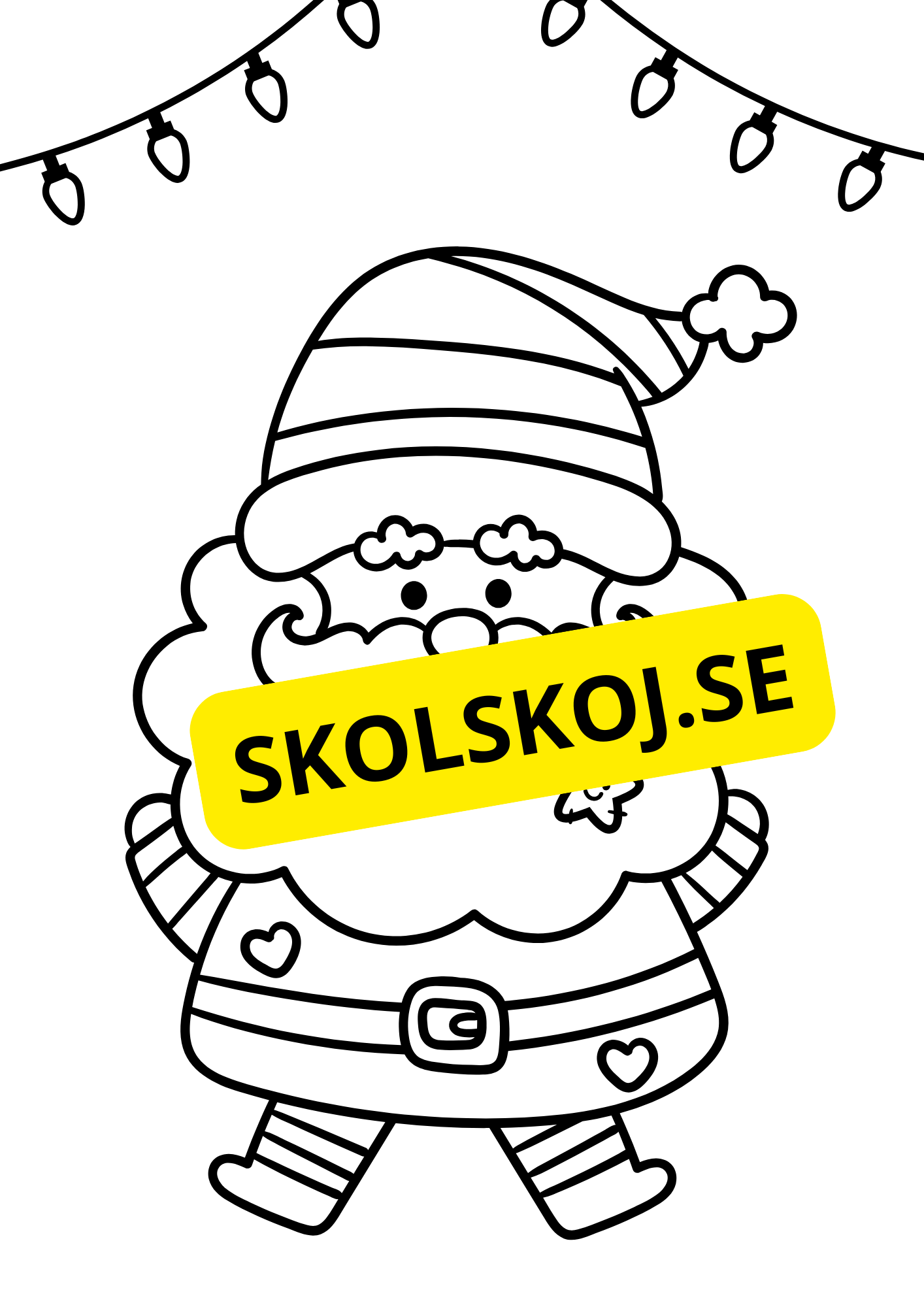 Nu är det jul - Målarbok